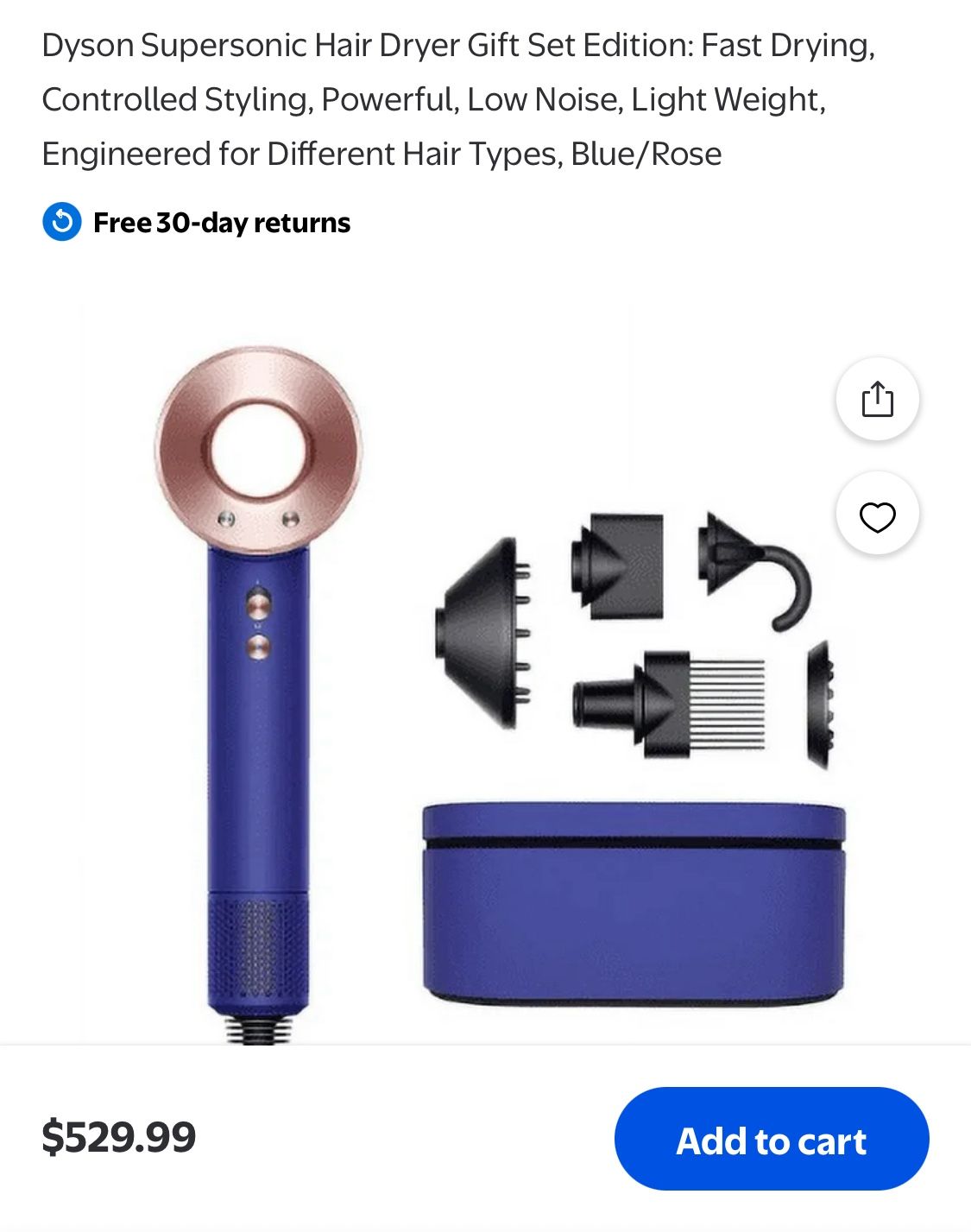 Dyson Supersonic Hair Dryer Gift Set Edition: Fast Drying, Controlled Styling, Powerful, Low Noise, Light Weight, Engineered for Different Hair Types,