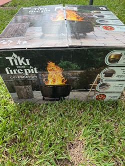 TIKI Brand 25 Inch Celebration Smokeless Fire Pit