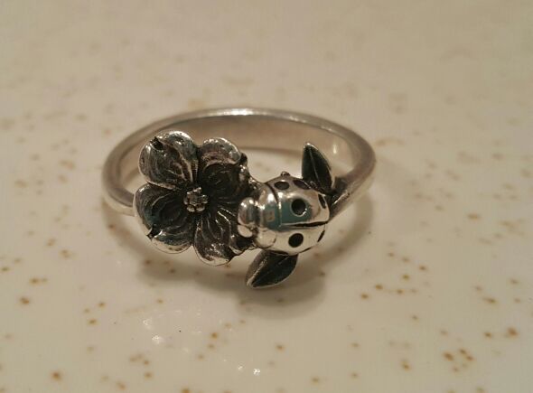 JAMES AVERY RETIRED LADYBUG AND FLOWER RING for Sale in Dickinson TX OfferUp