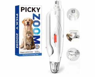 New: 2-in-1 Dog & Cat Nail Clippers and Grinder with Light
