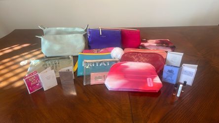 Mixed Lot Makeup Bags and Perfume Samples