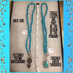 Carolyn Pollack Native American Design Turquoise Necklace CHOICE
