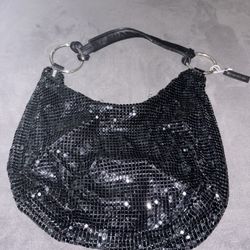 Bebe Mesh Hobo Bag  