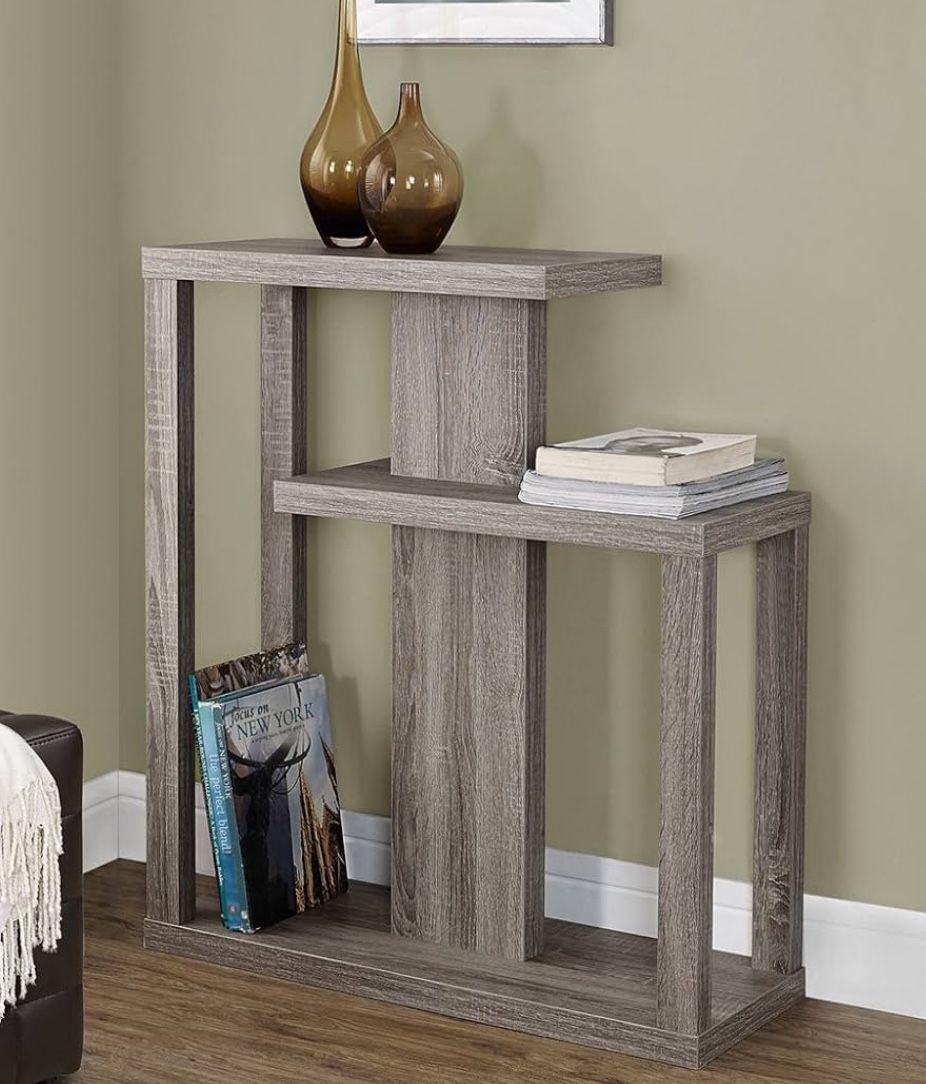 Monarch Specialties Dark Taupe Hall Console Accent Table, 32"