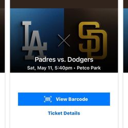 Padres Vs Dodgers Tickets For Sale