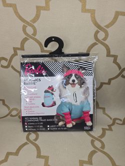 Dog Costume Aerobics Barbie X- SMALL Size Halloween Party Clothes Retro New