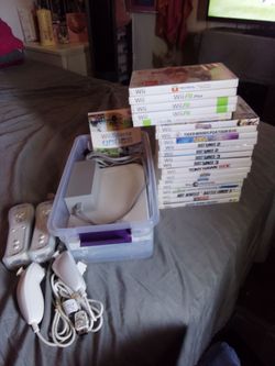 Wii system with games