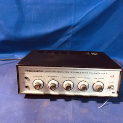 Realistic MPa 20-120v Solid State Amplifier 