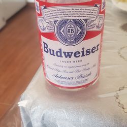 2 Budweiser glasses