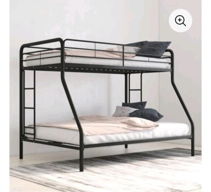 Bunk bed twin over full no mattress included