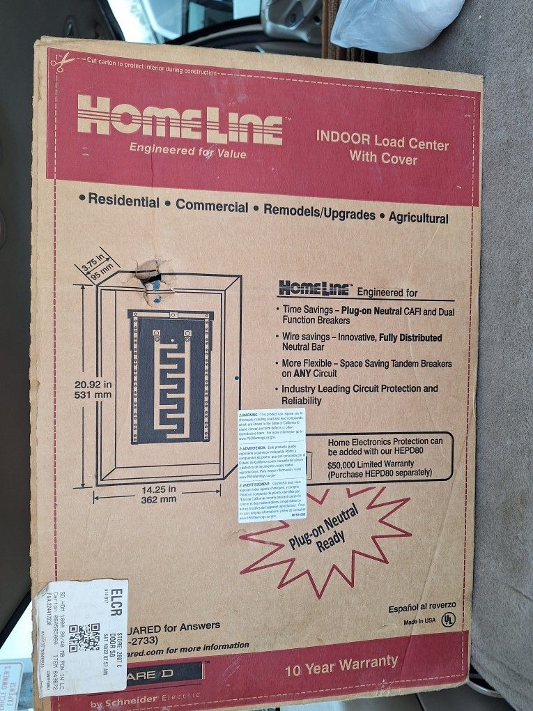 Indoor Load Center $50 OBO