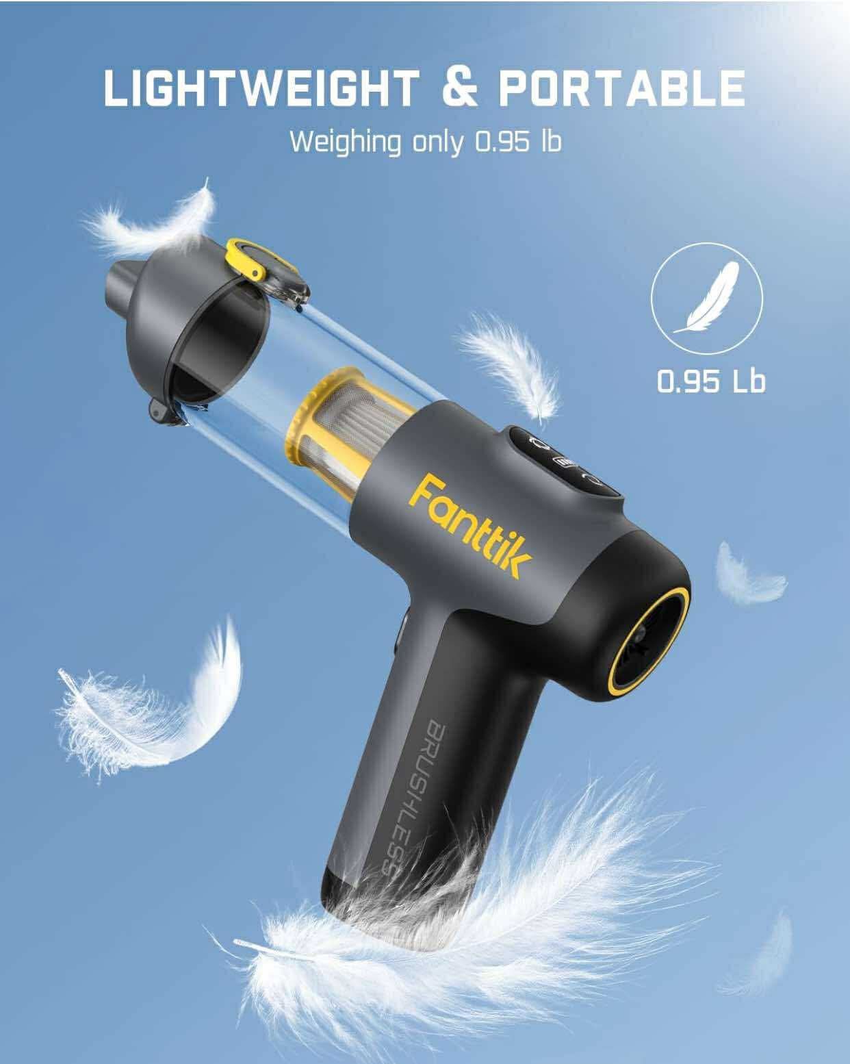  V9 Mix Car Vacuum, 4 in 1 Handheld Air Duster