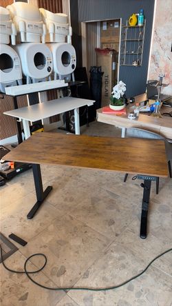 55 inches brown standing desks