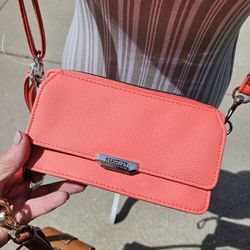 Orange New Crossbody Wallet/wristlet 