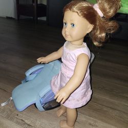 American Girl Doll And Hair Chair