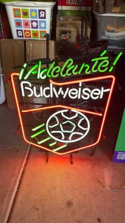 Budweiser soccer neon light/94 World Cup Mexico sign