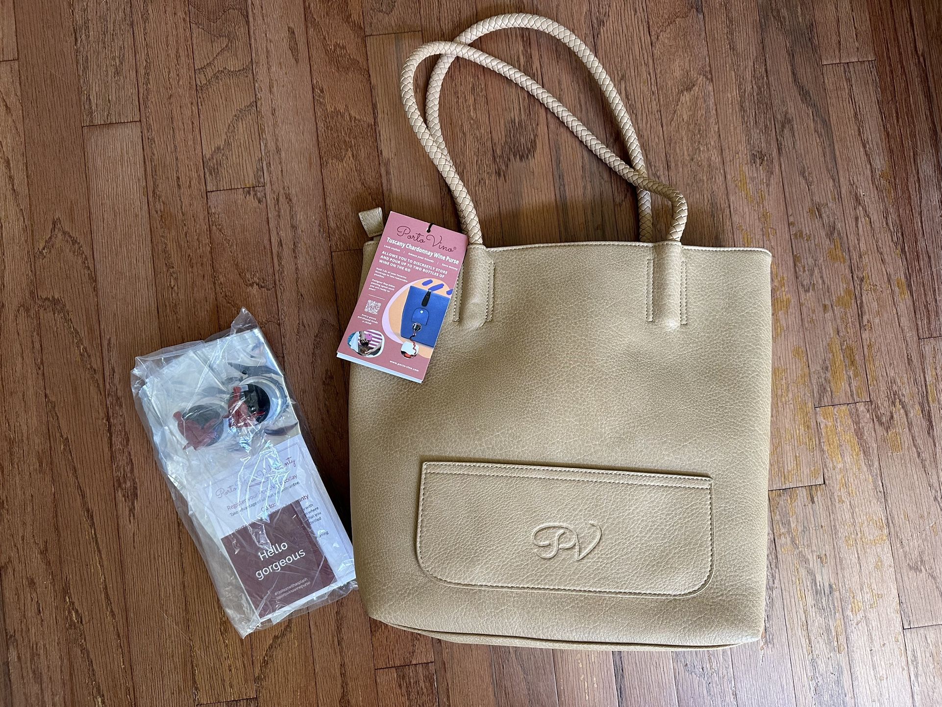 NEVER USED- Wine Tote Bag
