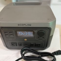EcoFlow RIVER 2 Max Portable Power Station EcoFlow RIVER 2 Max Portable Power Station 512 W FAST CHARGING • Charge 0-100% in only 60 mins • Safe and r