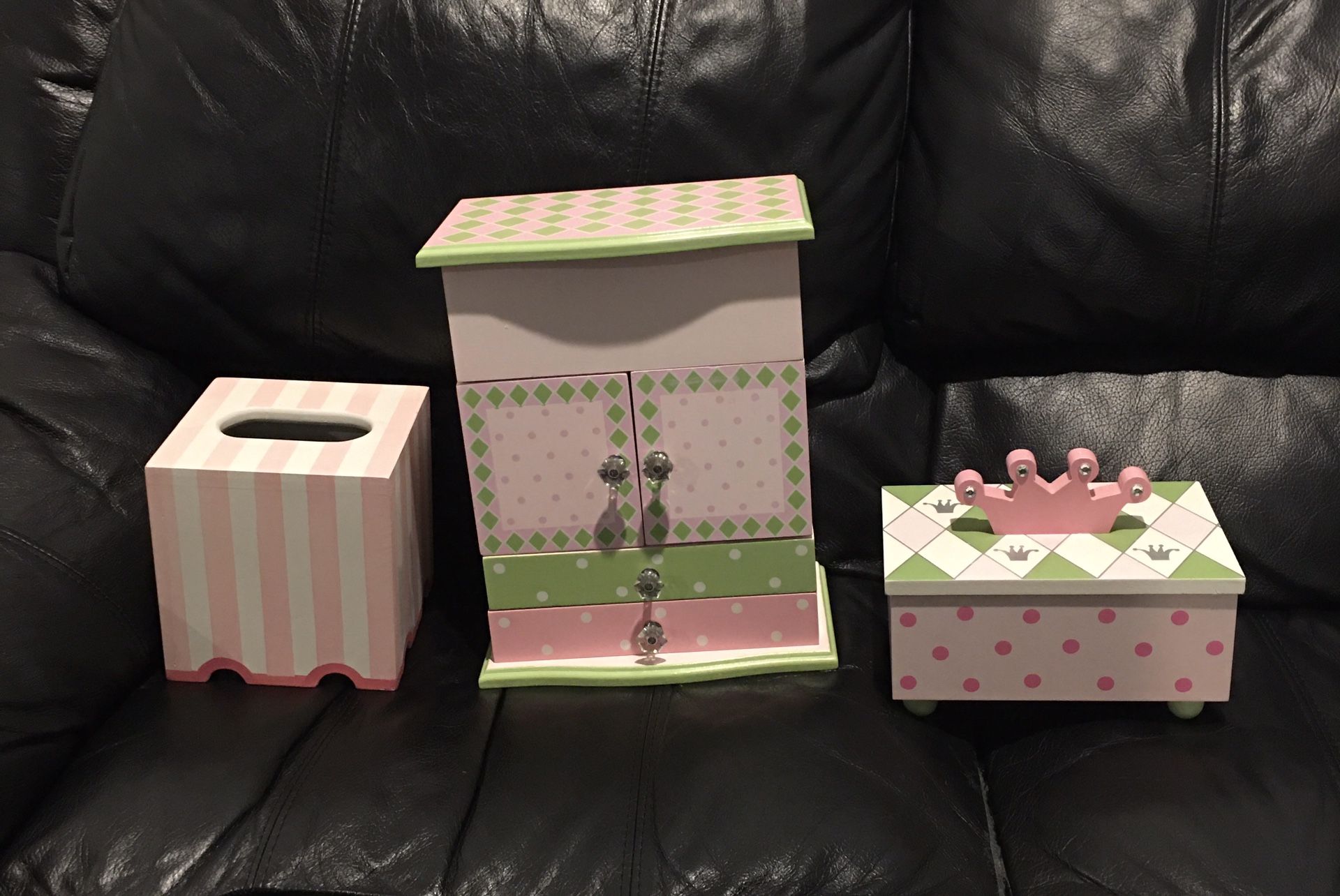 Children’s Jewelry Boxes & Tissue box cover
