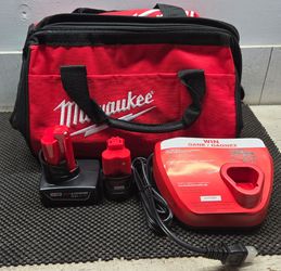Milwaukee battery and charger