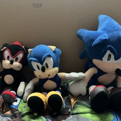 Sonic Plushes