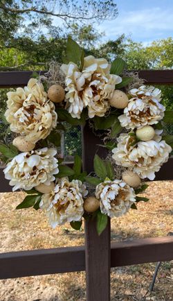 Handcrafted Easter Wreath