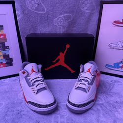 Nike Air Jordan Retro 3 Fire Red 2022 Men's Size 8.5 DN3707-160