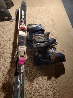 Kids Skis With matching Boots
