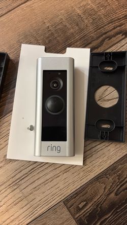 Ring Doorbell Pro Satin Nickel