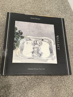 Wallace Grande Baroque 17” x 17” Aluminum Chip & Dip