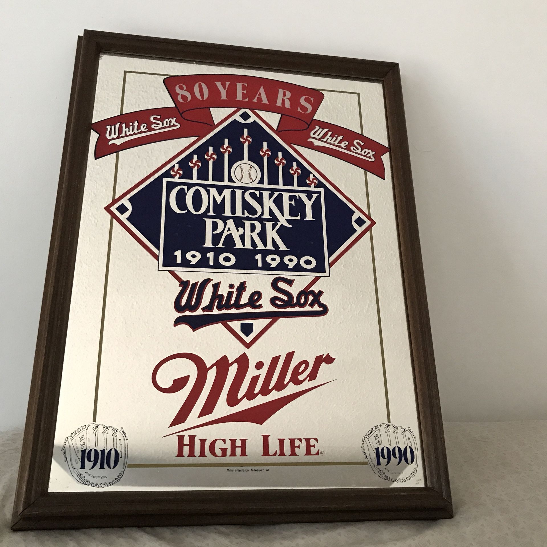 Rare 1910-1990 White Sox Comiskey Park Mirror/Wood Sign for Sale in  Chicago, IL - OfferUp