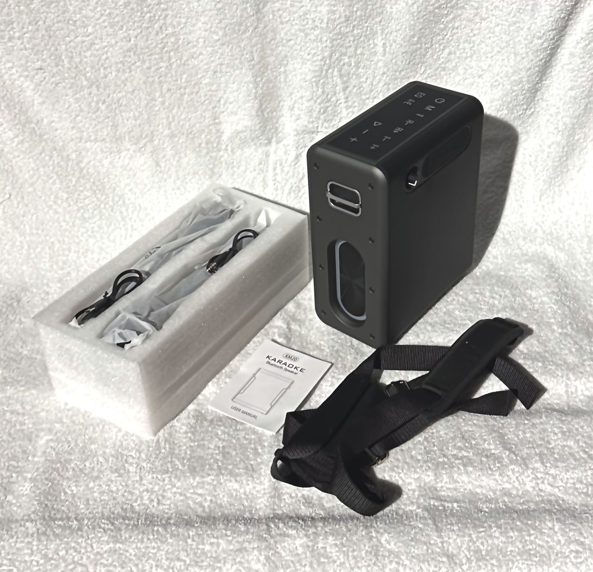 Karaoke Machine with 2 Wireless Microphones Portable...