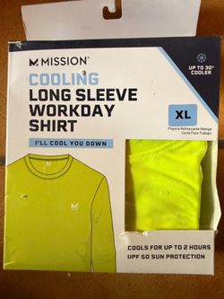 XL work shirt cooling, New