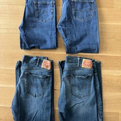  Levi’s Men’s Jeans Bundle Size 40x32 