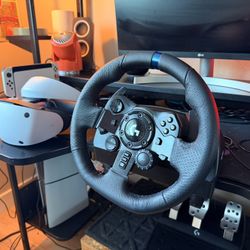 Logitech G923 Racing Wheel, Pedals + Shifter Bundle for PS/PC