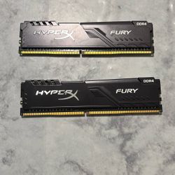 DDR 4 Kingston Fury Hyper X Ram 2 8 Gig Sticks