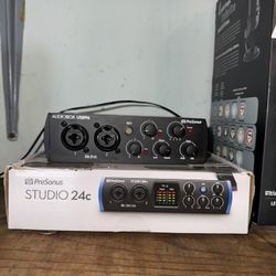 Shure SM7B And PreSonus 24c