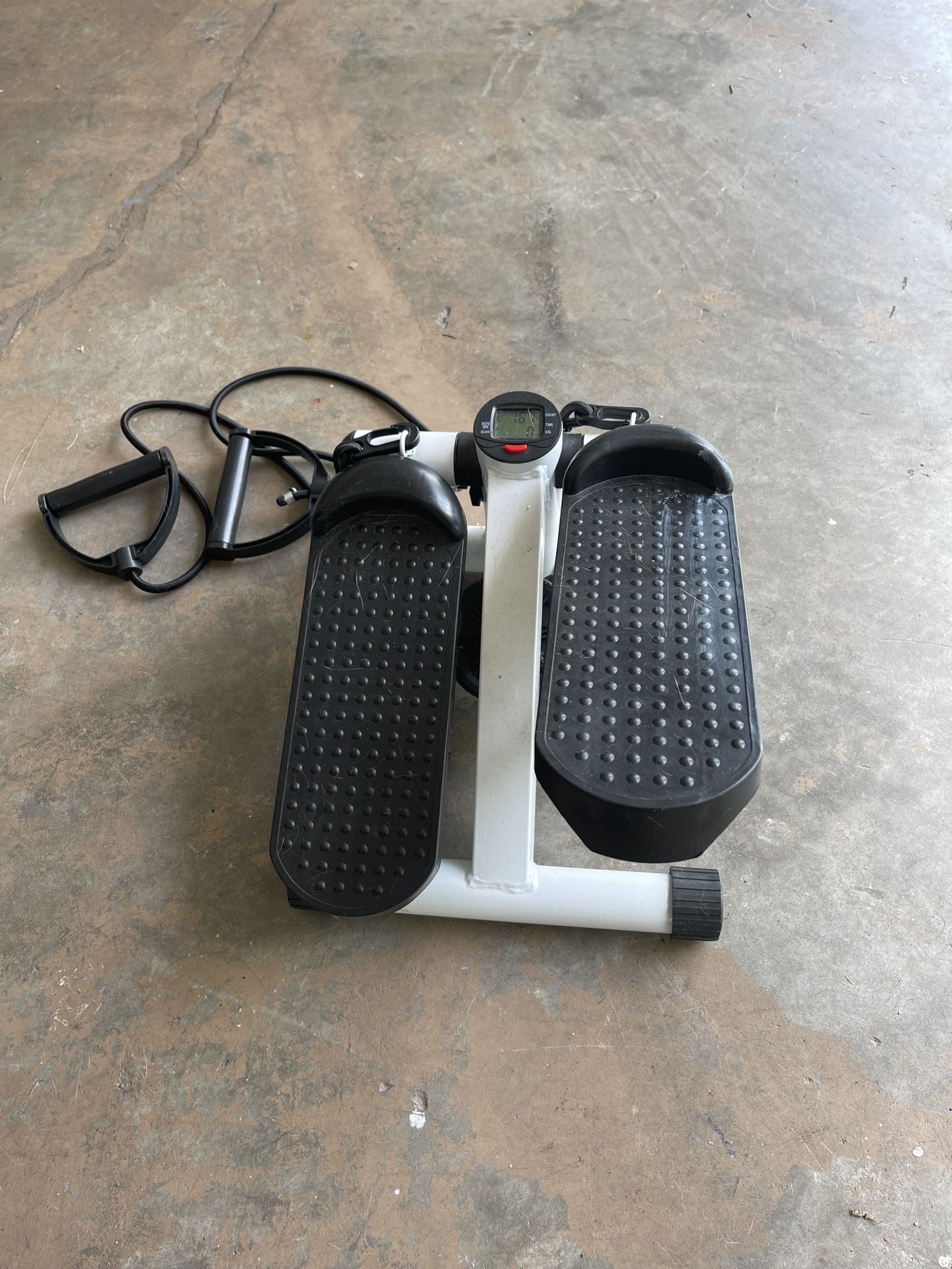 Mini Stepper With Bungee To Work Our Arms