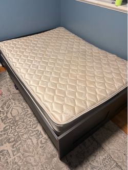 IKEA SONGESAND Full-Size Bed Frame & Mattress Set