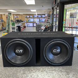(Pair) Concrete Audio C012S4 12” 800 Watts 4 Ohm Each Car Speakers in Concrete Audio Box TPW016694