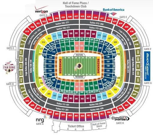 Lower Level 49ers vs Redskins Tickets PLUS Parking Pass