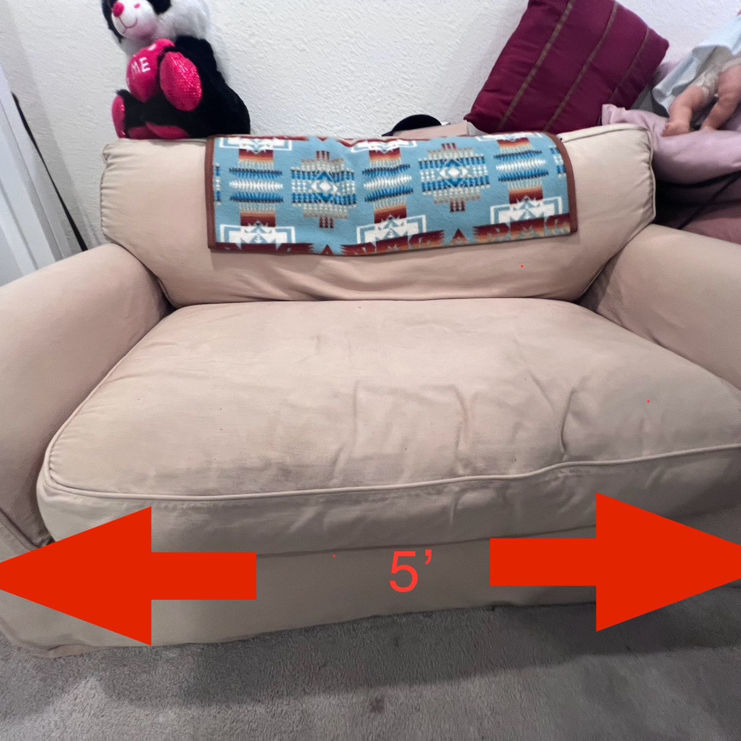 Sofa With Pullout sleeper - Single