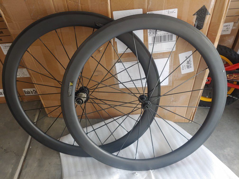 700c Carbon Fiber Road Bike Wheels