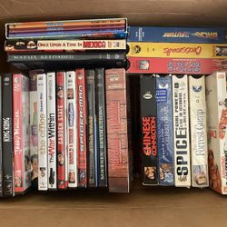 Standard DVDs & VHS Tapes