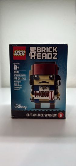 LEGO BRICKHEADZ: Captain Jack Sparrow (41593) 100% Complete!