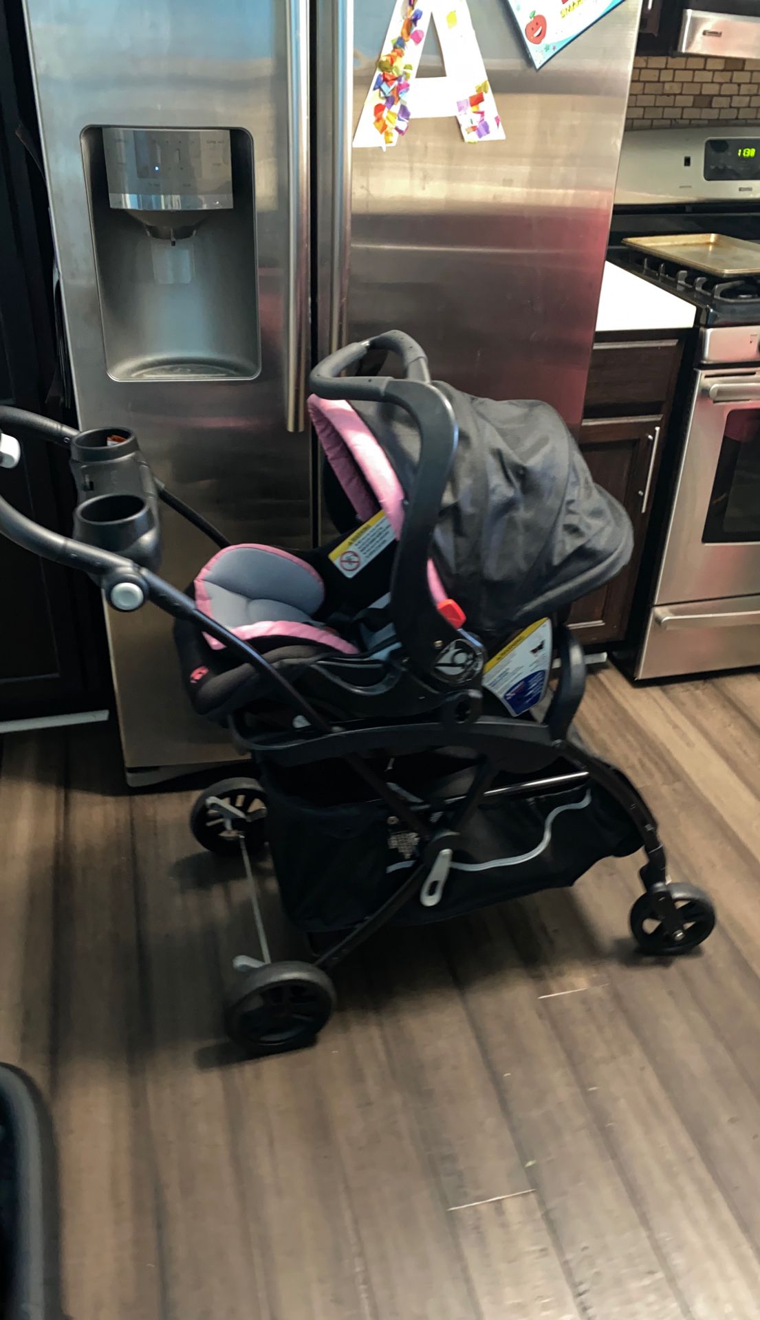 Car Seat, Base and Snap and Go