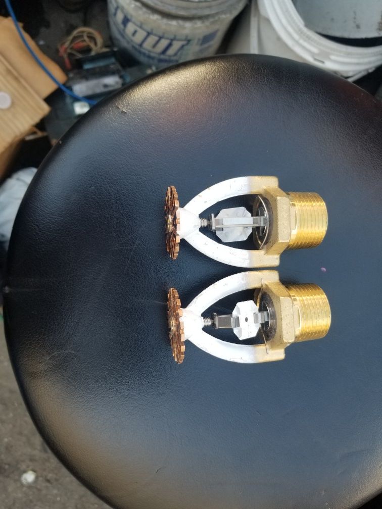 Fire sprinklers brass