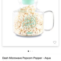 Dash Microwave Popcorn Popper-Aqua