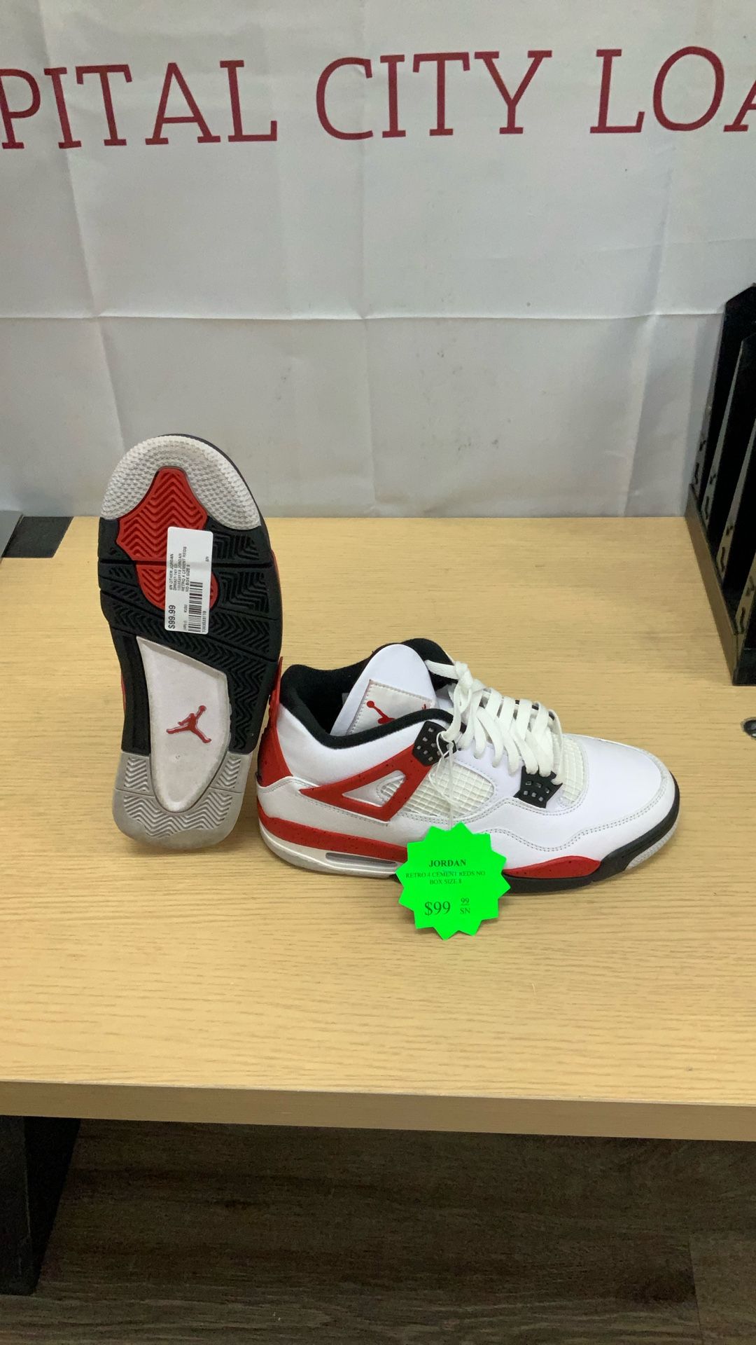 10033 Jordan Retro Cement Reds 33119