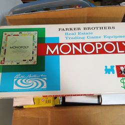 1961 Monopoly Board Game 